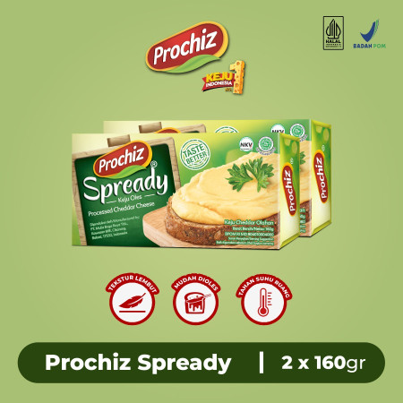 Keju PROCHIZ Spready 160 gr Double Pack