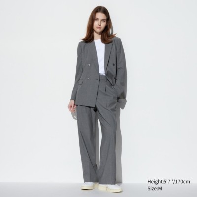Uniqlo Celana Lebar Lipit 07 - 05 GRAY