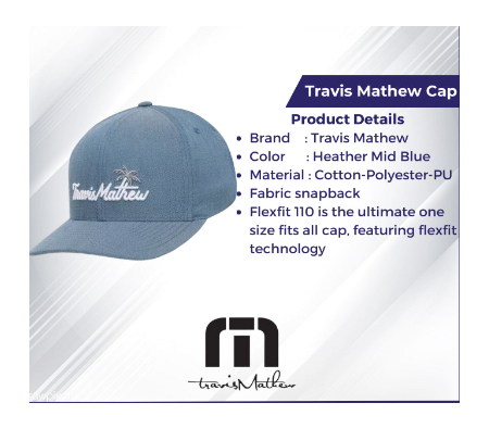 Topi Golf Travis Mathew Bay Islands