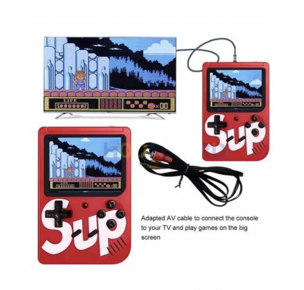 KLTOYS GameBoy Retro 400 in 1 Game Console - Red