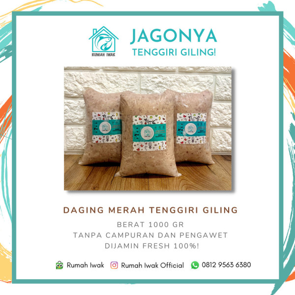 IKAN TENGGIRI GILING GRADE A / DAGING MERAH TENGGIRI - 500 gram