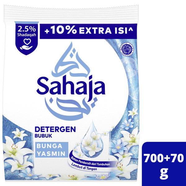 Sahaja Powder Detergent Yasmin 770G + 77G