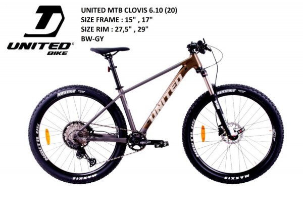 Sepeda Gunung MTB 27.5 United Clovis 6.10 Terbaru