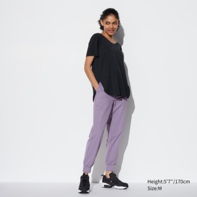 Uniqlo AIRism Celana Jogger Ultra Stretch 06 - 72 PURPLE