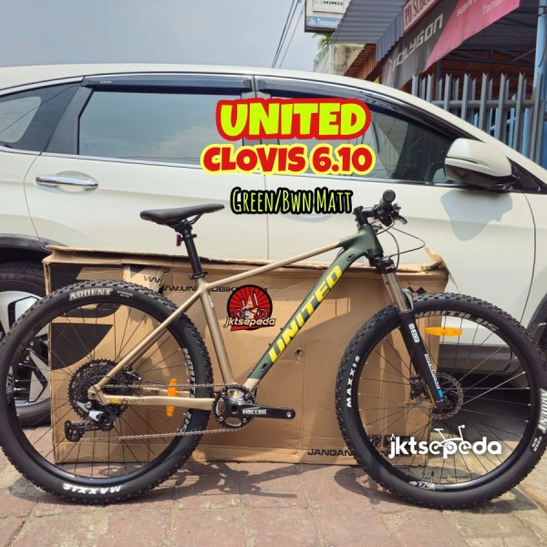 Sepeda MTB UNITED Clovis 6.1 - Hijau, S