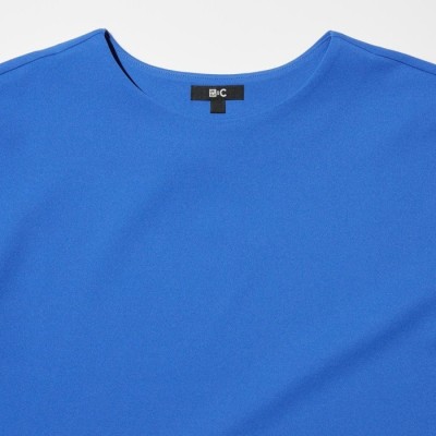 Uniqlo T-Shirt Jersey Kain Krep Lengan Pendek