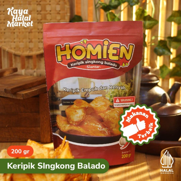 Keripik Singkong Balado Khas Siantar Empuk Renyah Kaya Halal Market