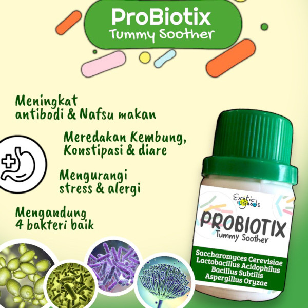 PROBIOTIX PROBIOTIX TUMMY SOOTHER 45g PROBIOTIK ANJING PROBIOTIK KUCING
