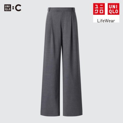 Uniqlo Celana Lebar Lurus Lipit