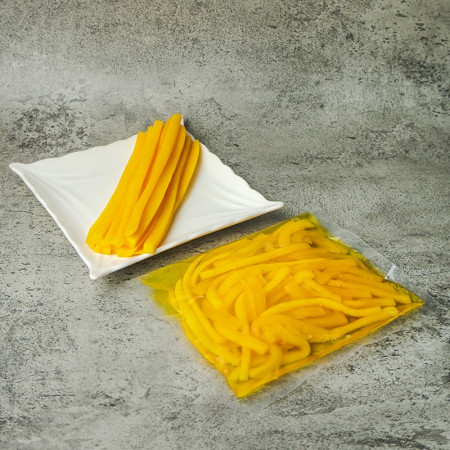 TAKWANG ACAR LOBAK KUNING DANMUJI KOREA HALAL 300 GRAM - PANJANG