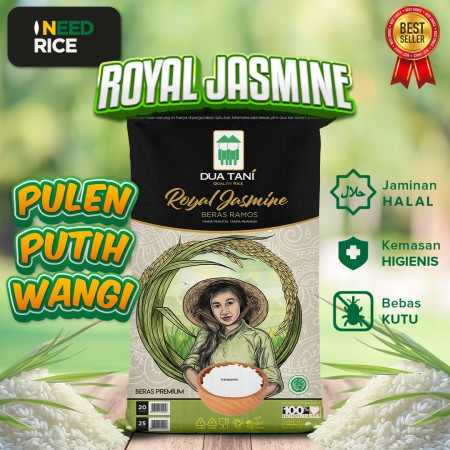 Beras Dua Tani Royal Jasmine 20kg
