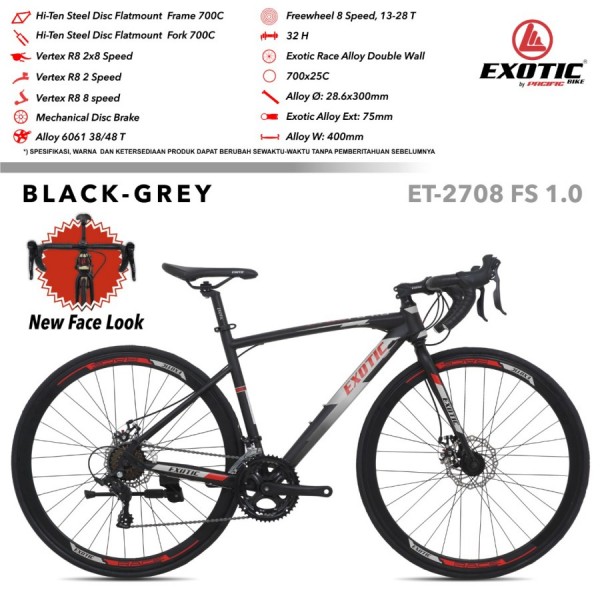 Sepeda balap exotic 2708 fs 1.0