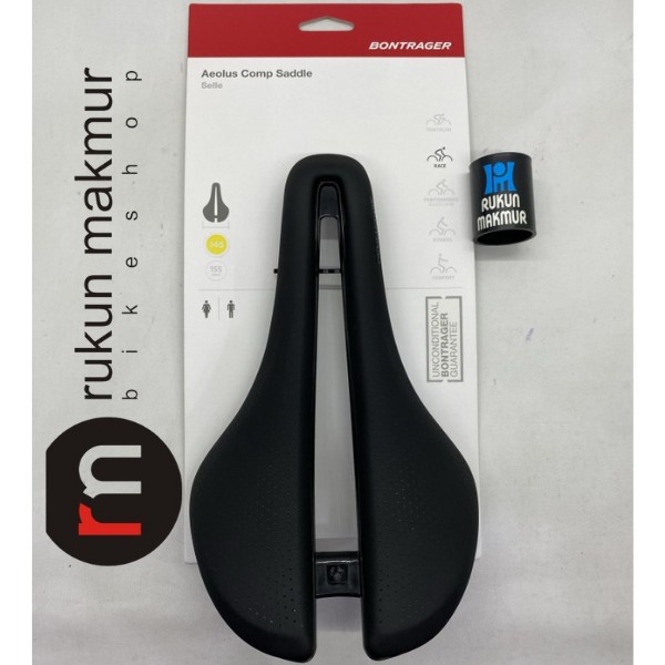 Bontrager Road Bike Saddle Aeolus Comp 145mm Steel Rail Sepeda Balap