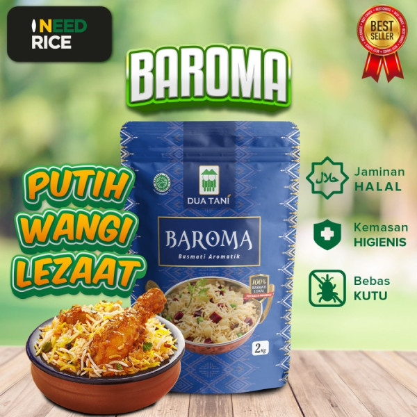 Beras Baroma Basmati Aromatik Dua Tani