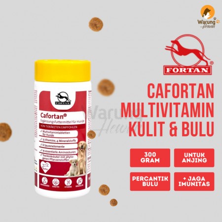 Cafortan Suplemen dan Multivitamin untuk Anjing 300 Gram