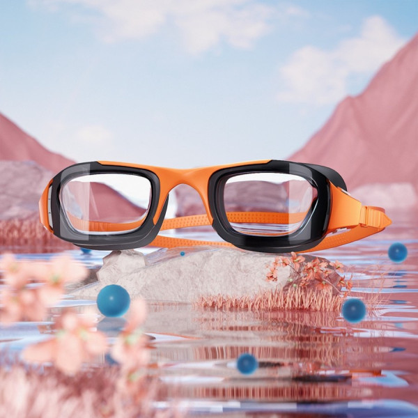 KAPPA Kacamata Renang minus Unisex-Dewasa 2,0 hingga 6,0 dioptri - Putih(-2.0)