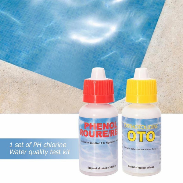 COD 2 In 1 Tes Kit Kolam Renang / Test Kit PH dan CL / Testkit air ph