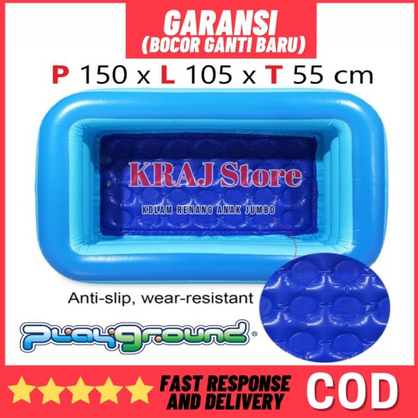 KOLAM RENANG KARET ANAK/DEWASA UKURAN 2 SAMPAI 3 METER JUMBO MURAH - 150cm, hanya kolam