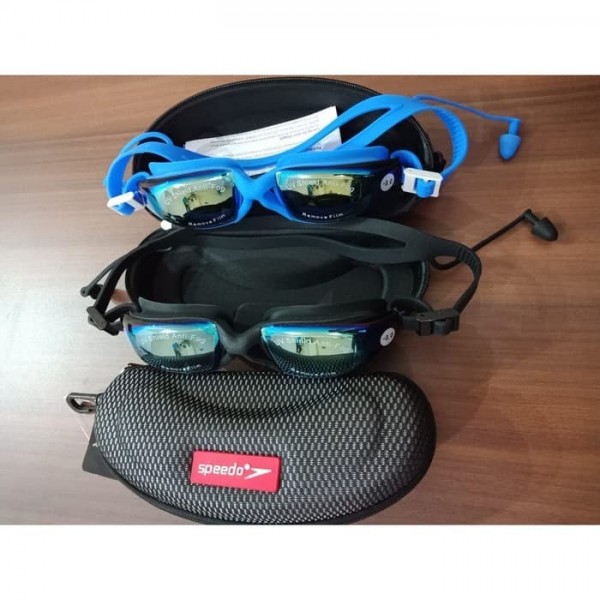 Kacamata Renang Optical/ Goggles Lensa Minus (Miopi) SPEEDO - 4.0, Biru