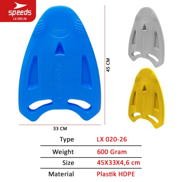 SPEEDS Papan Pelampung Air Renang Anak Swimming Kick Board 020-26 - 025-1 M