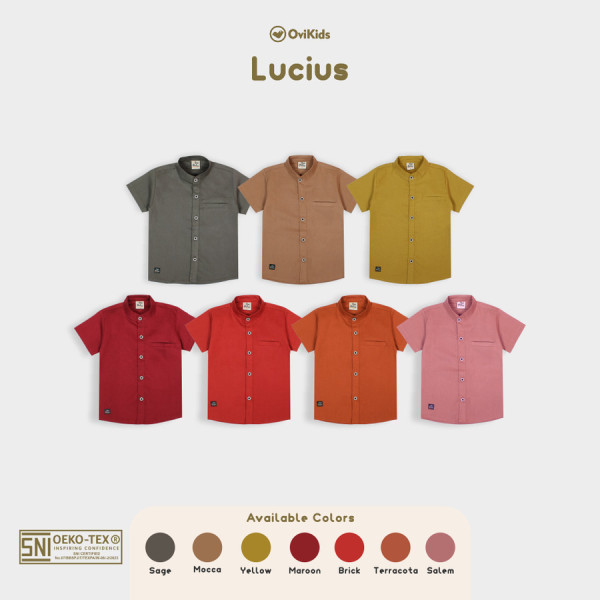 OVIKIDS LUCIUS Kemeja Lengan Pendek Anak Laki-Laki (2-Tahun) - MOCA, 2