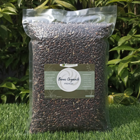 Beras Hitam Organik Tinggi Serat Fresh langsung dari Petani - 2kg