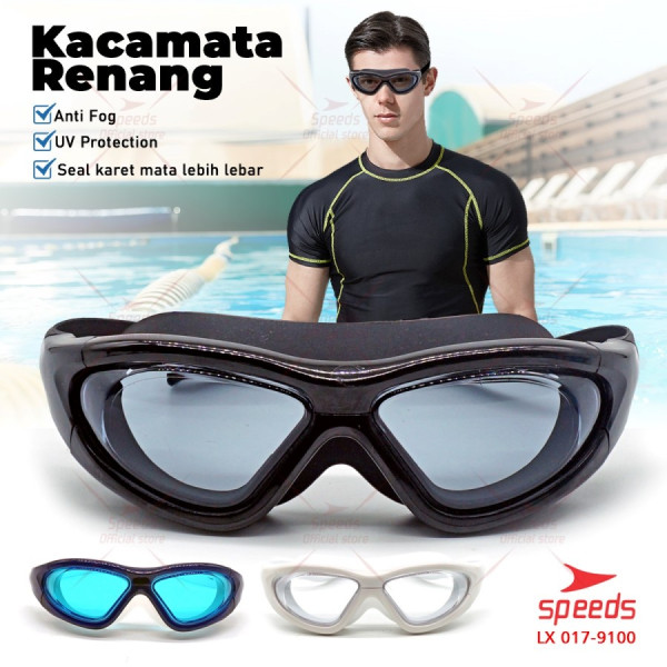 Kacamata Renang dewesa Swimming Goggles Antifog &UV Shield 017-9100 - TMPT KACAMATA