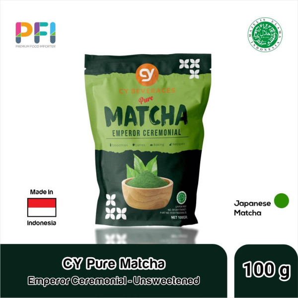 CY-BEVERAGES PURE MATCHA EMPEROR CEREMONIAL POWDER 100 gr