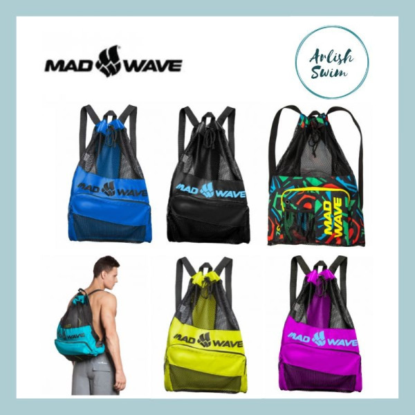 Mad Wave Vent Dry Bag / Tas Alat Renang Madwave - Black