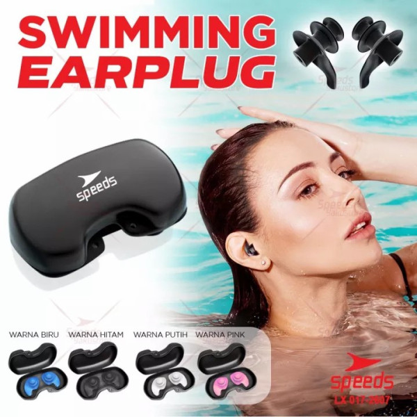 Renang Penutup Kuping Earplug bahan Lembut free box