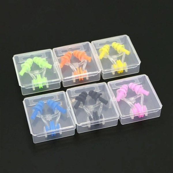 earplug dan nose clip renang / penyumbat telinga dan hidung speedo