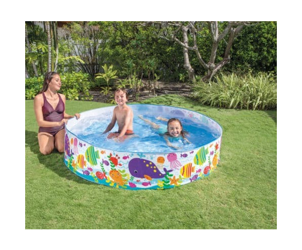 Intex Snapset Ocean Pool. Kolam Renang Anak Lipat Tanpa Tiup Pompa