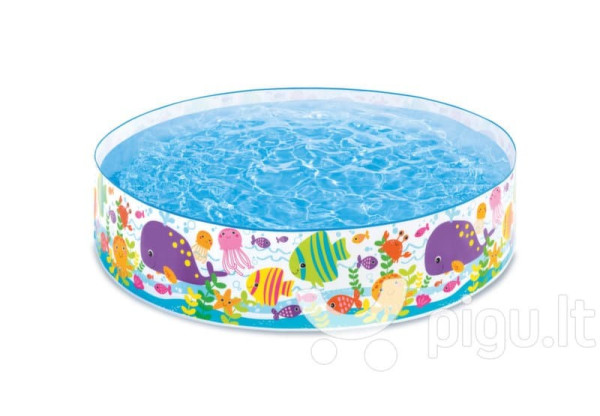 Intex Snapset Ocean Pool. Kolam Renang Anak Lipat Tanpa Tiup Pompa