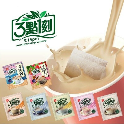 3:15PM Milk Tea Taiwan 1pcs [Ecer] - Rasa Original/ Rose/ Roasted/ Earl Grey/Sun Moon Lake Taiwan
