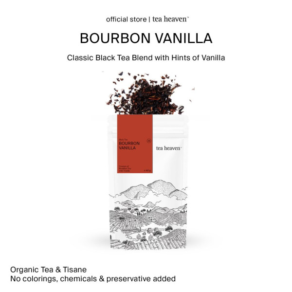 Vanilla Bourbon Tea Teh Hitam Vanilla Tea Heaven