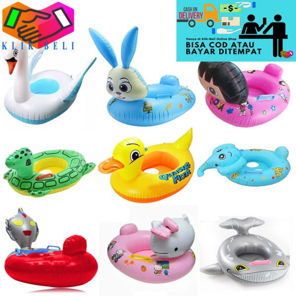Ban Renang Anak Karakter Pelampung Swim Vest Rompi Bebek Ring Cincin - Step C (M)
