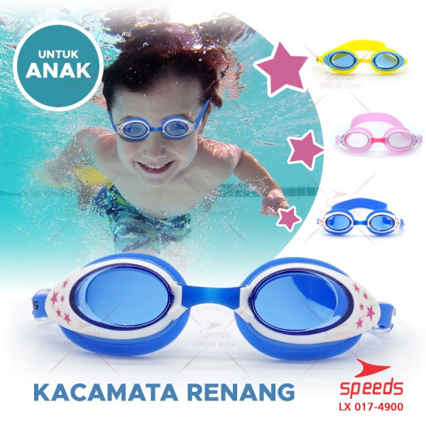 Kacamata Renang Anak Kids Anti Fog Nyaman dimata Speed 4900