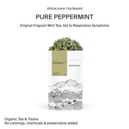 Peppermint Tea Organic / Daun Teh Mint Premium Organik Tea Heaven