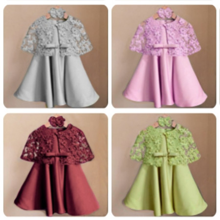 dress anak perempuan 0-6th/gaun pesta kondangan/baju ulang tahun anak