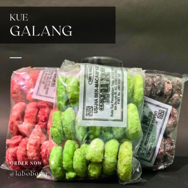 KUE GALANG GULA MANIS/KUE PILIN BULAT KHAS MINANG