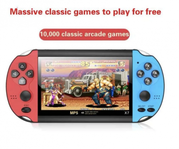 Konsol Game Genggam Mini Retro Portable Dual Rocker X7