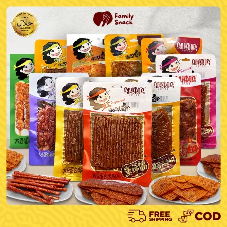 Latiao Family Snack - [HALAL] Wulama Gluten Latiao Snack a Vegetarian Food