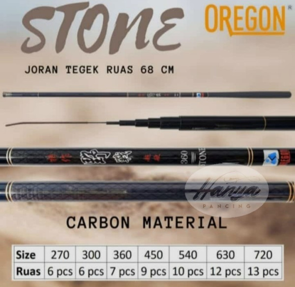 JORAN TEGEK OREGON STONE 360 450 540 630 CARBON - 360 cm