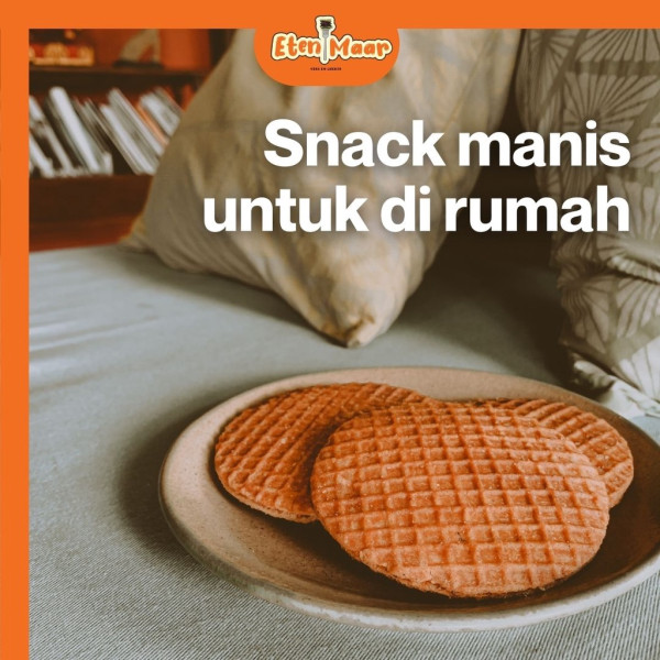 Original Stroopwafel by Eten - Snack Waffle manis dari Belanda