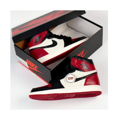 Nike Air Jordan 1 Retro High OG Bred Toe BNIB HQ LEATHER GUARANTEE