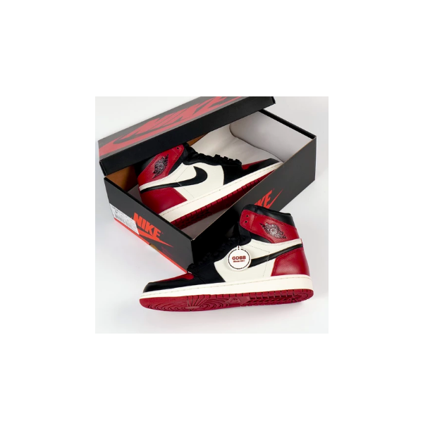 Nike Air Jordan 1 Retro High OG Bred Toe BNIB HQ LEATHER GUARANTEE