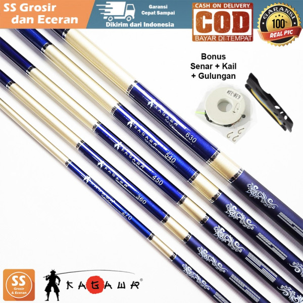 Joran Tegek Kagawa Japan GOLD SERIES Ruas Panjang 63cm - 360