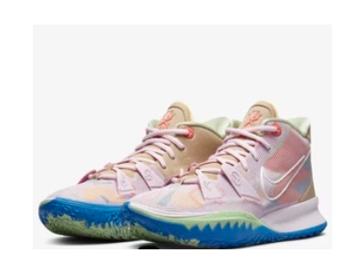 SEPATU BASKET NIKE ORIGINAL KYRIE 7 1 WORLD 1 PEOPLE PEACH