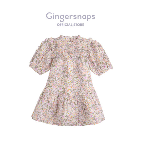 Gingersnaps Delicate Meadows Dress - Dress Anak Perempuan (Multicolor)