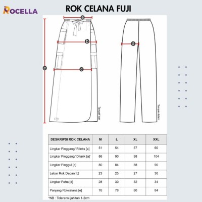 ROCELLA ROK CELANA KIDS FUJI,BAWAHAN ANAK PEREMPUAN, ROK ANAK PANJANG - ROCELLA BLACK, M